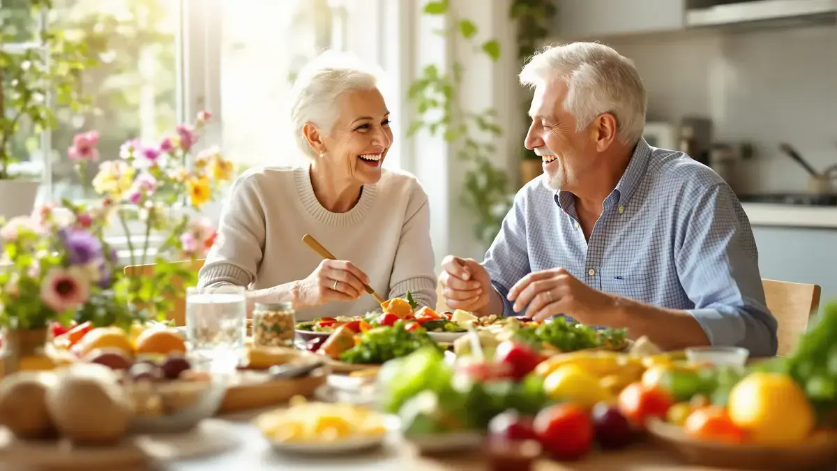 Na je 50e bevorderen bepaalde voedingsgewoonten een meer harmonieuze veroudering