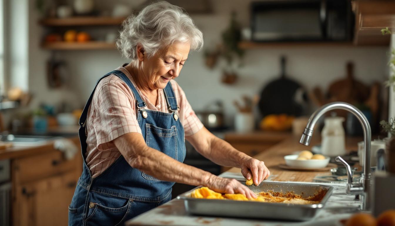 ontdek de oude oma-truc om ovenplaten moeiteloos schoon te maken met één eenvoudig basisproduct. bespaar tijd en moeite in de keuken!
