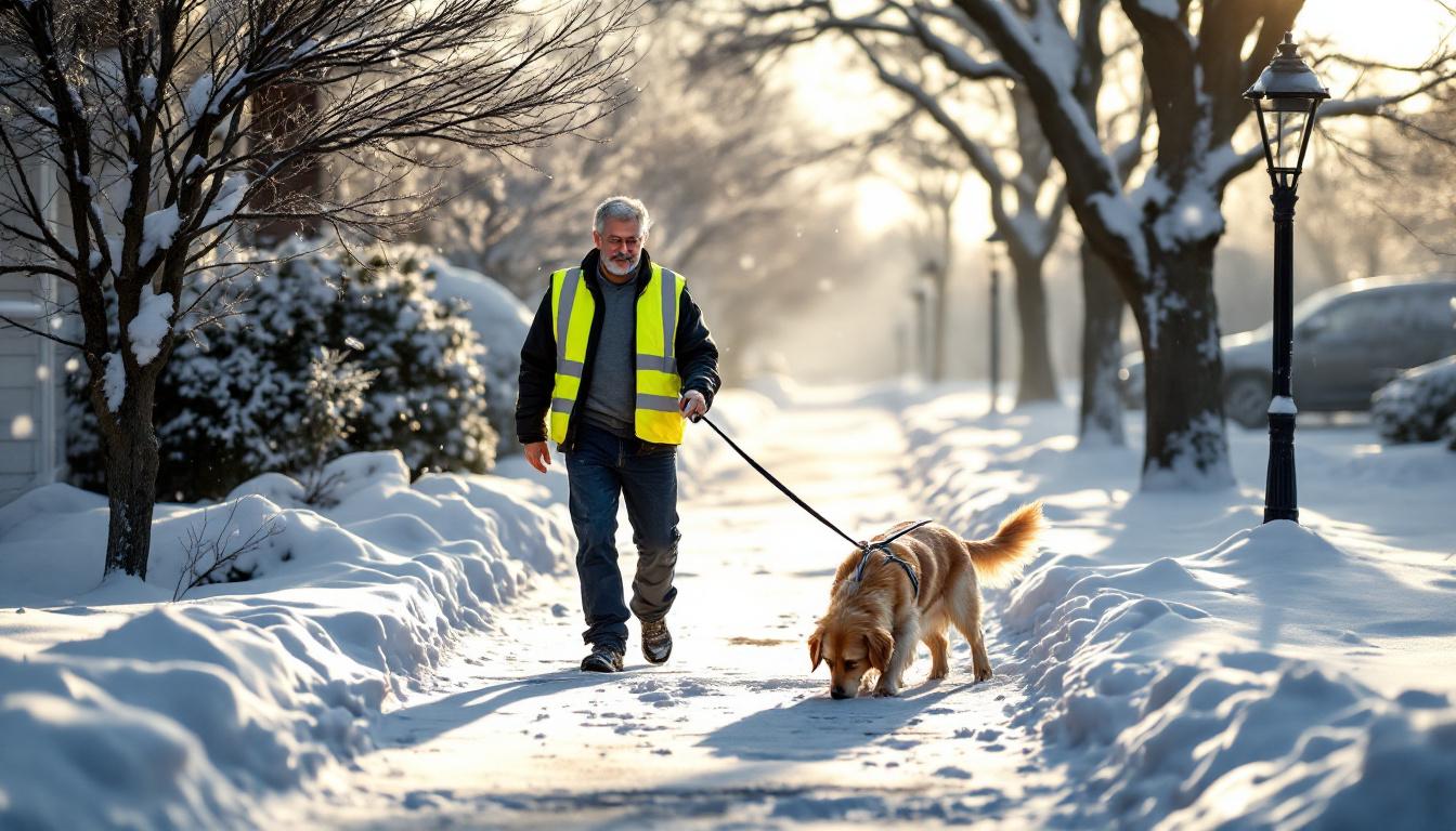 deze winterreflector vermindert het risico op uitglijden met 45%, volgens noors onderzoek. veilig blijven tijdens de wintermaanden met bewezen bescherming.