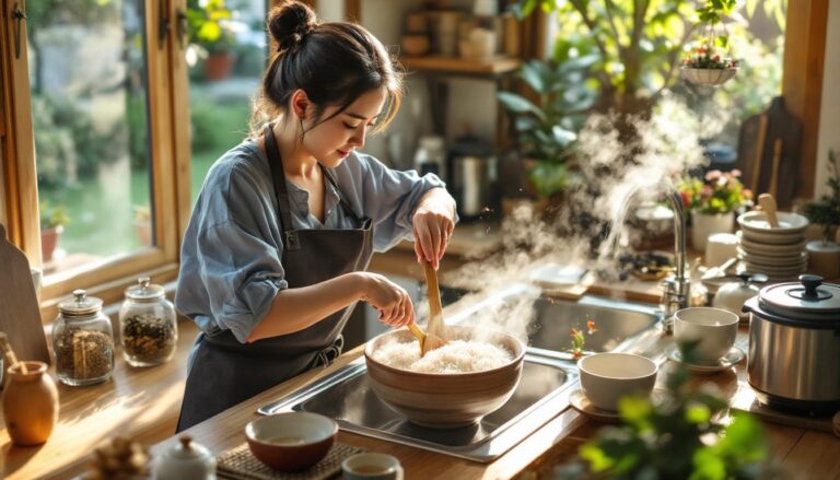 ontdek hoe koreanen rijst gezonder maken met een eenvoudige techniek en leer hoe jij deze methode zelf kunt toepassen voor een voedzamere maaltijd.