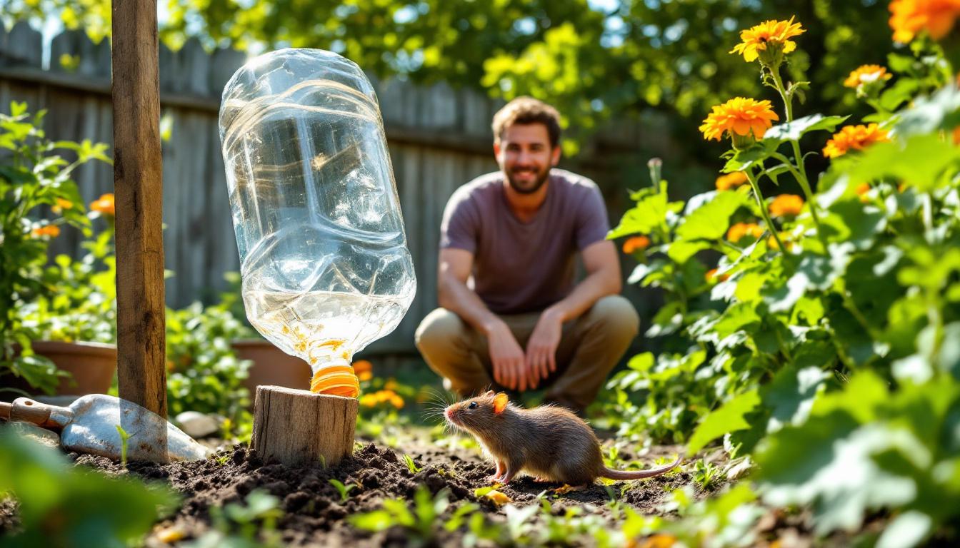 last van ratten in de tuin? ontdek de effectieve plastic-fles-truc die ze voorgoed verjaagt en geniet weer van een ratvrije buitenruimte.