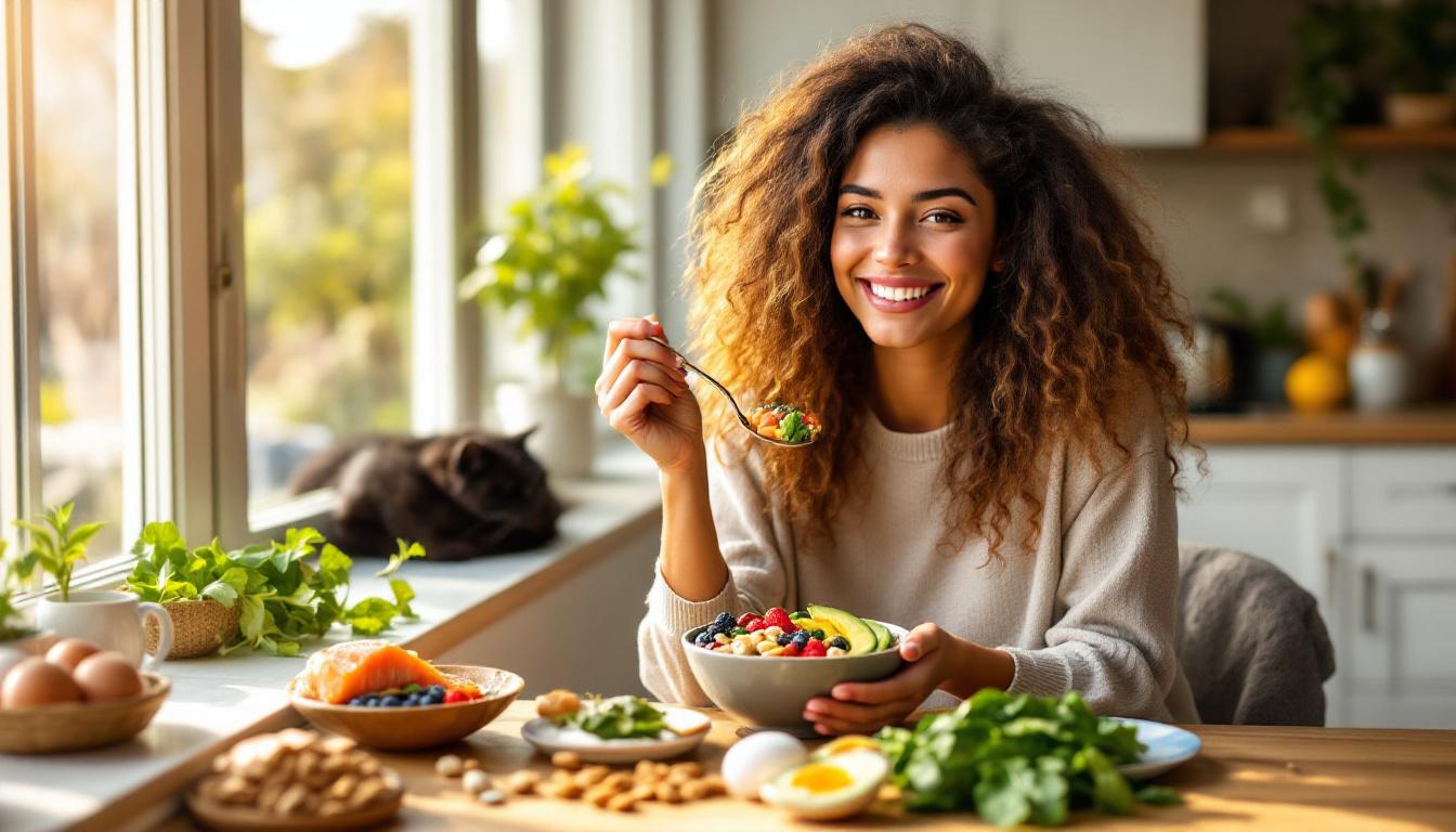 ontdek welke voedingsmiddelen je haar van binnenuit versterken en voller maken. verbeter je haargroei met de juiste voeding voor gezond en sterk haar.