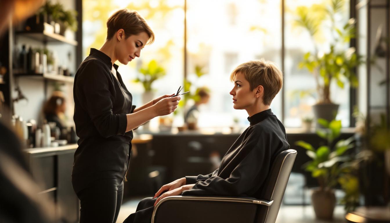 volgens visagist-kappers kan een korte coupe na je vijftigste het gezicht harder laten lijken. ontdek hoe je jouw look kunt verzachten met de juiste stylingtips.