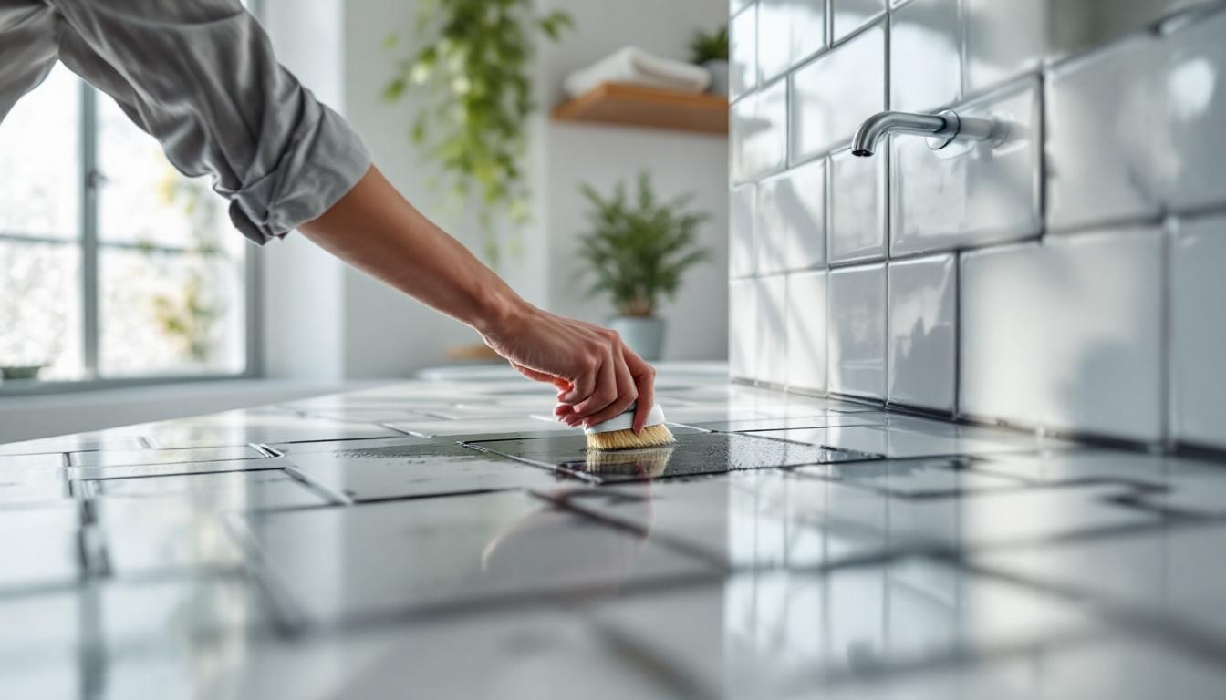 ontdek de veelgemaakte fout bij zwarte badkamer­voegen en hoe je ze kunt redden met het juiste product voor een perfecte afwerking.