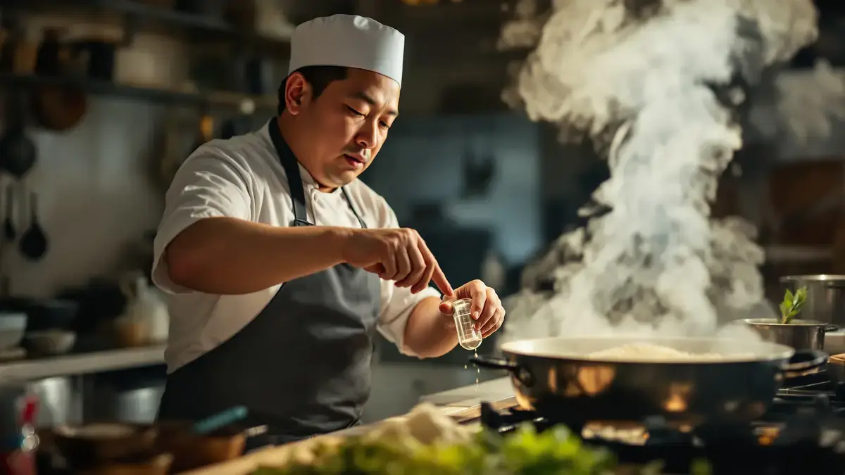 Aziatische koks gebruiken dit eenvoudige gebaar om de rijst elke keer perfect te maken