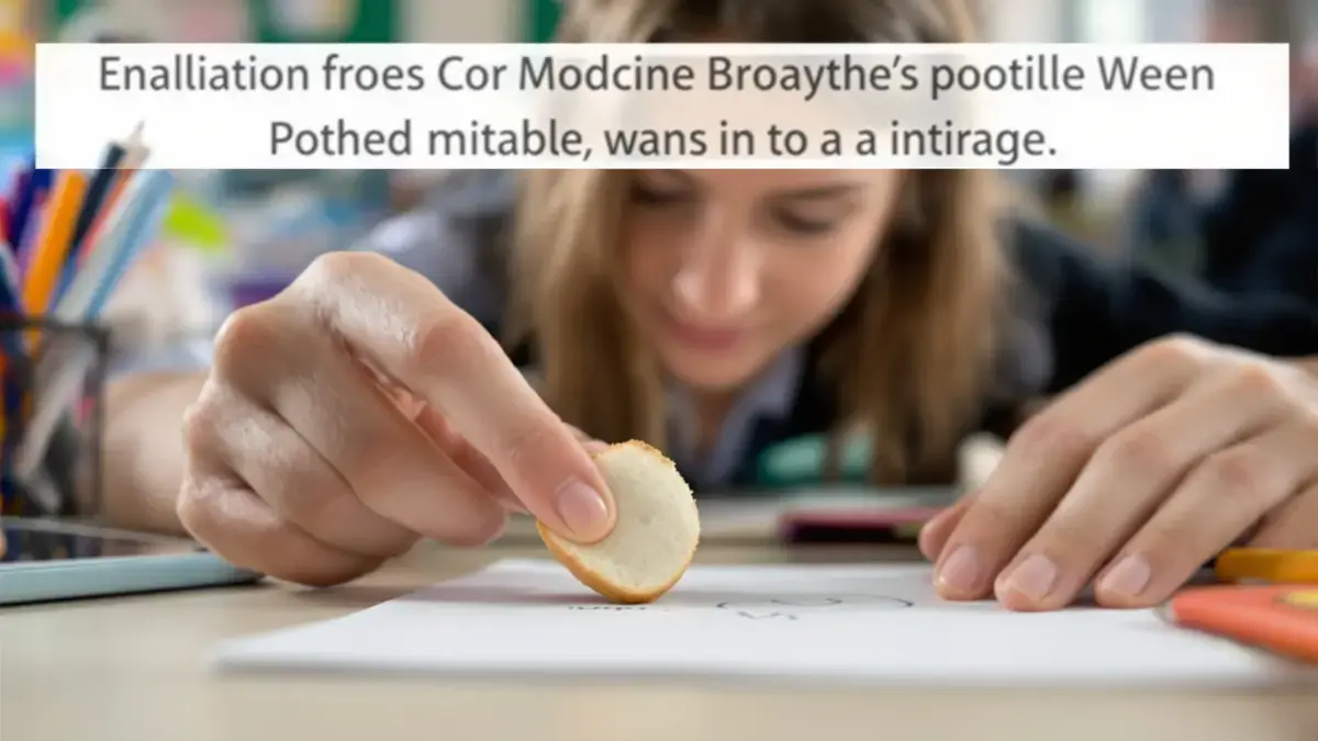 Het broodkruim kan bepaalde potloodstrepen op papier wissen