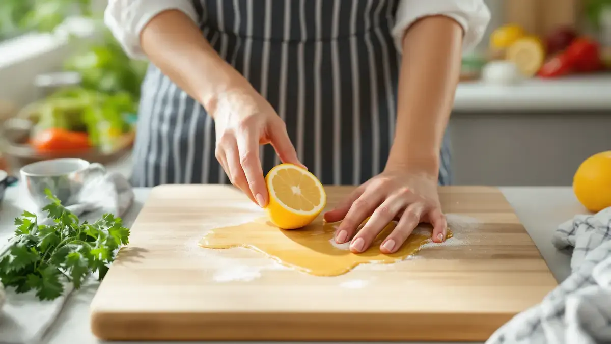 Citroen en snijplanken: waarom deze methode vlekken op natuurlijke wijze verwijdert