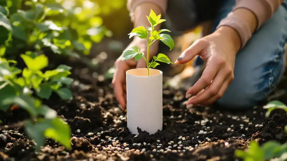 Met een eenvoudige wc-rol kunnen je planten weer groeien