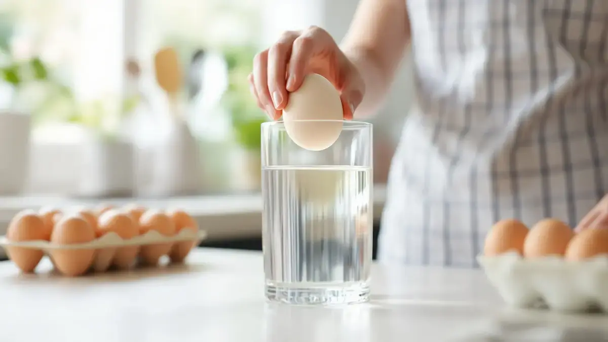 Hoe weet je of een ei nog goed is zonder het te breken? De truc met een glas water werkt altijd.