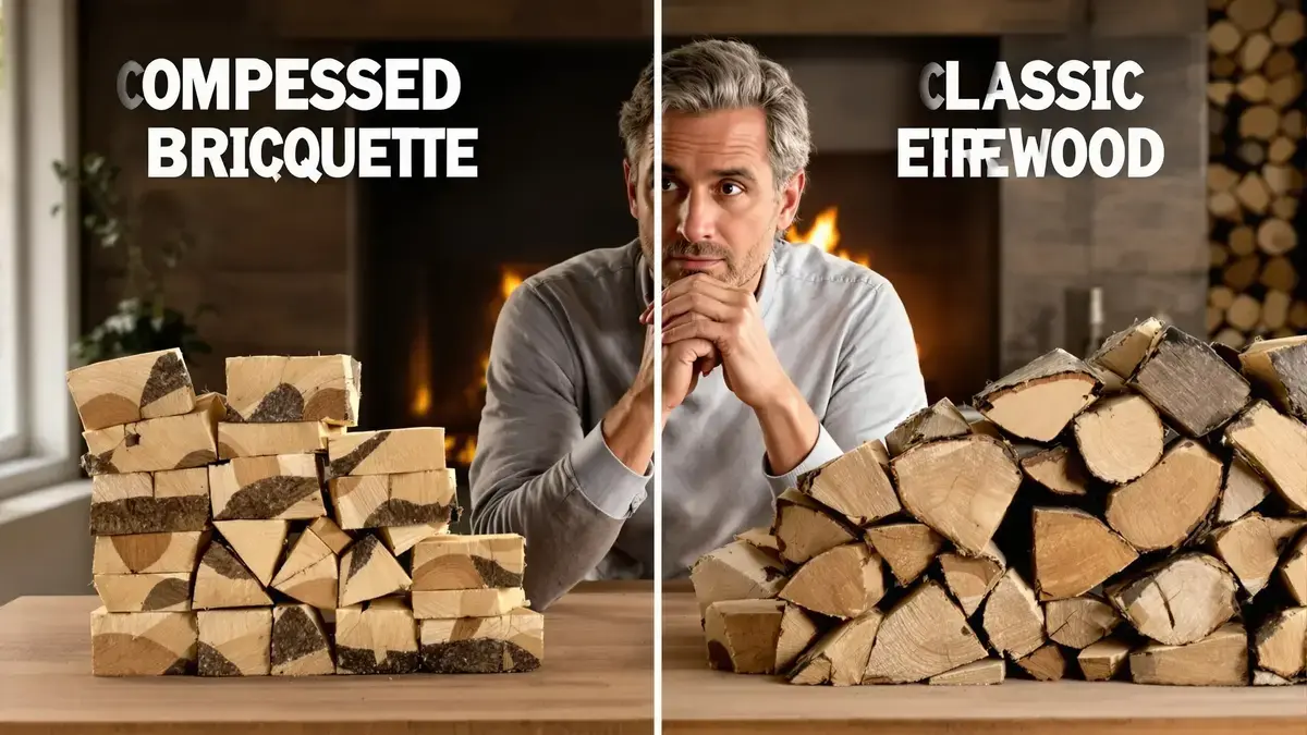 Geperste houtbriketten of klassieke houtblokken: welke is zuiniger en milieuvriendelijker om mee te verwarmen?