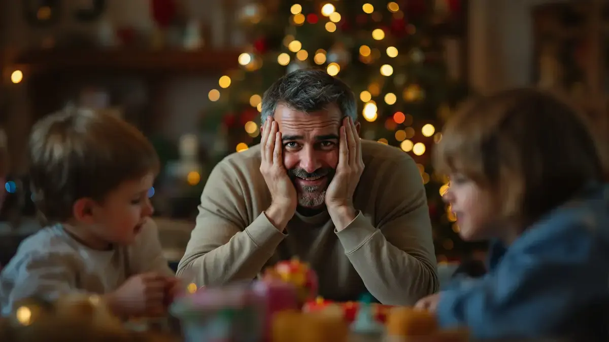 Waarom gestreste ouders meer moeite hebben om emotioneel oprecht te zijn met Kerst
