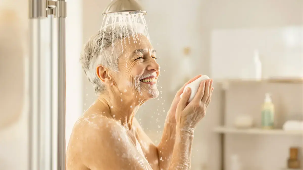 Vanaf 65 jaar is dit de ideale douchefrequentie om uw gezondheid te behouden