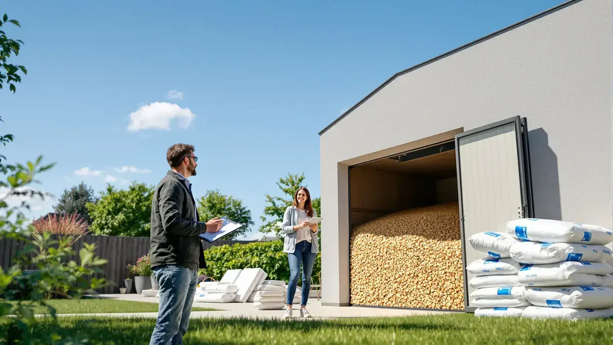 De exacte hoeveelheid pellets die nodig is voor een huis van 100 m²