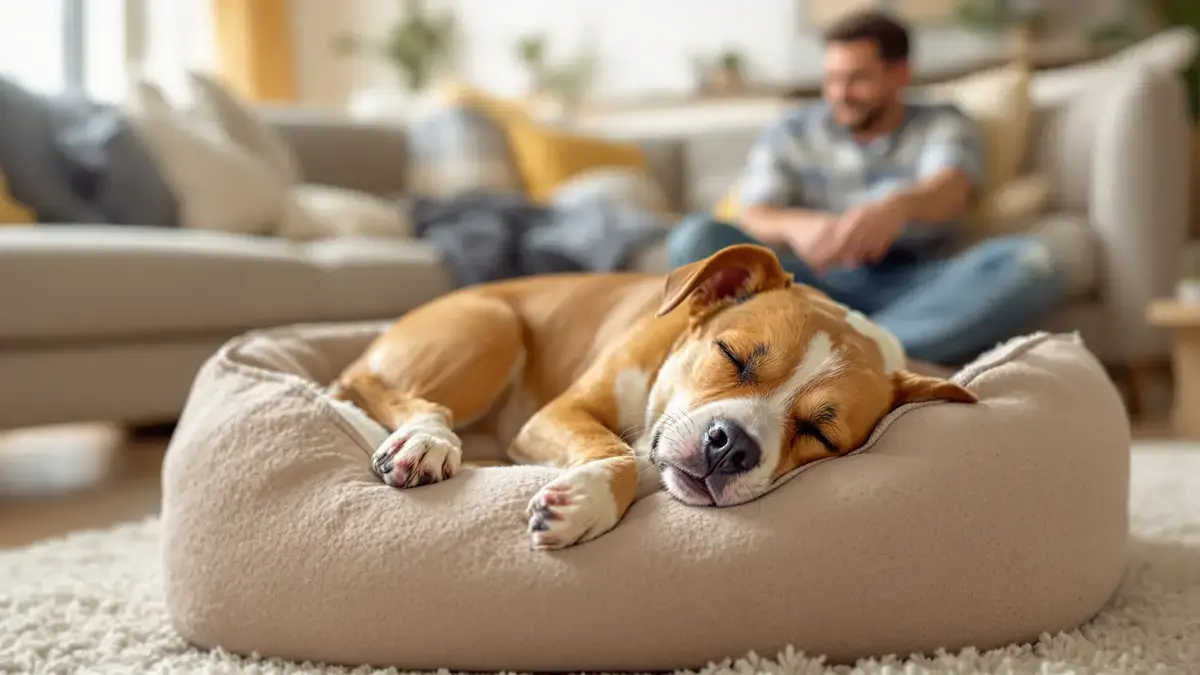 Waarom sommige honden tijdens het slapen met hun staart kwispelen, een teken dat vaak samenhangt met emotionele veiligheid