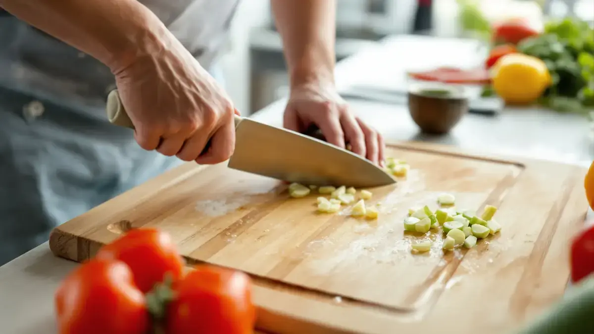 Houten snijplank: deze zeer veelvoorkomende slechte gewoonte bevordert slijtage en bacteriegroei