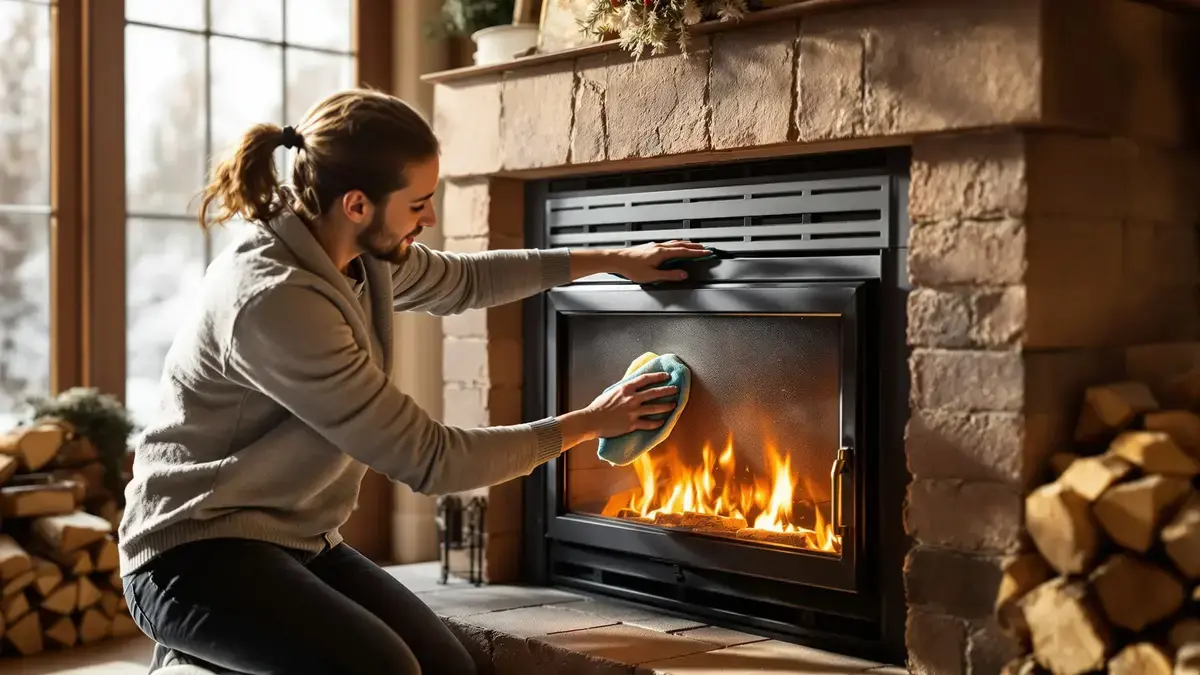 Wordt de kachelruit de hele winter zwart? Deze tip voorkomt dat roet blijvend hecht