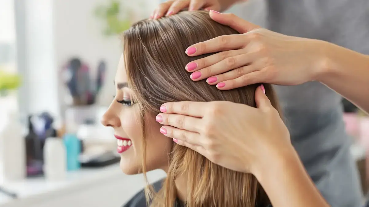Kappers gebruiken deze beweging om het haar zonder conditioner zachter te maken