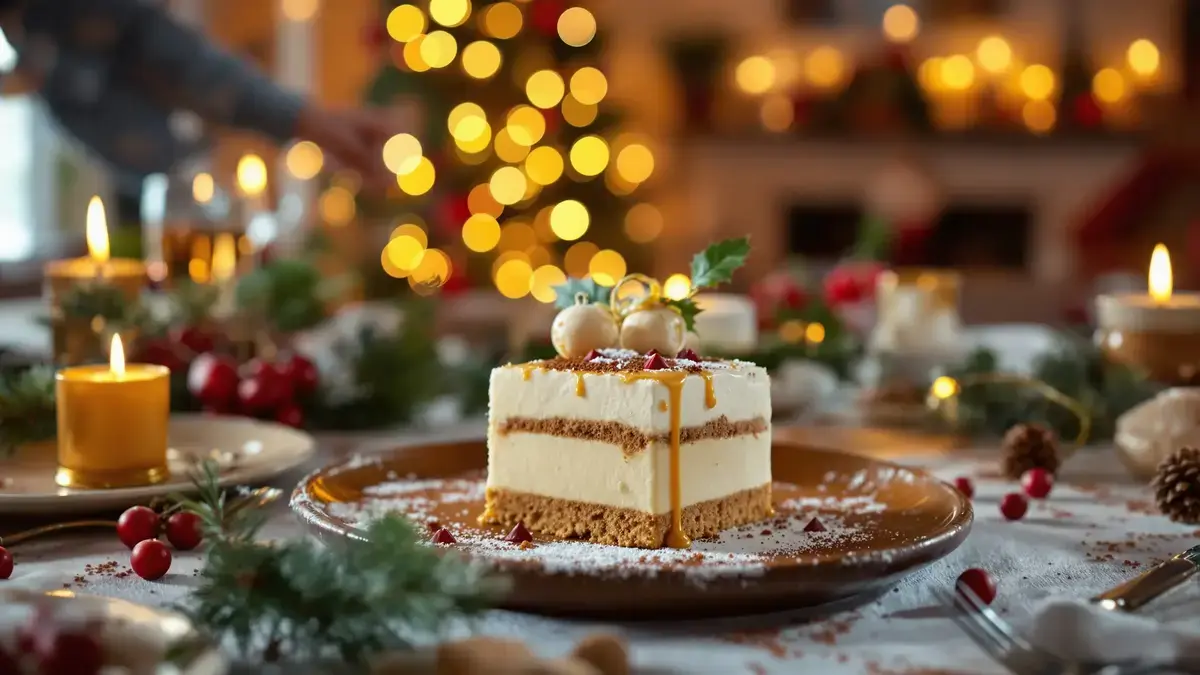 Dit kersttiramisu met speculoos en mascarpone zonder bakken laat de feesttafel bij één blik smelten