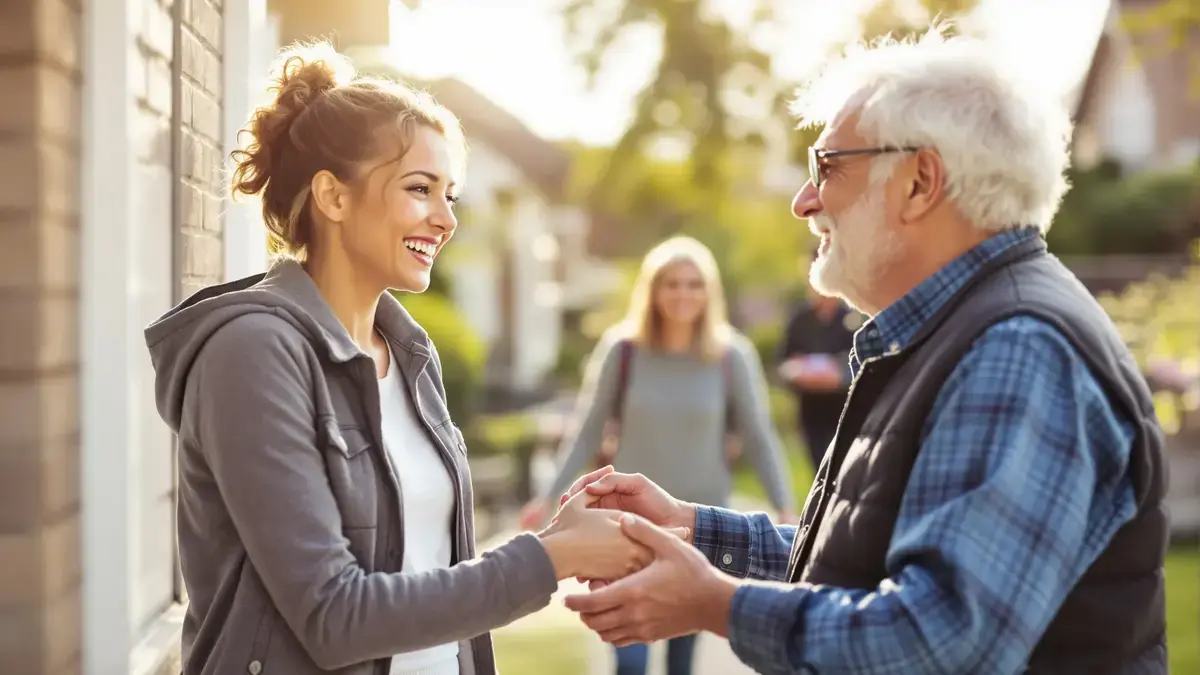 Deze kleine eenvoudige gebaren wekken meteen de indruk van sympathie en gezelligheid