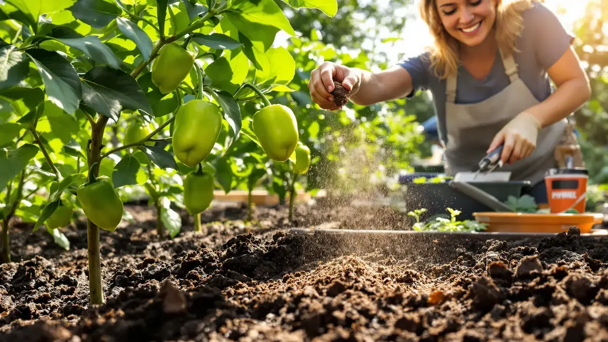 Koffiedik voorziet paprika’s van voedingsstoffen die hun groei bevorderen