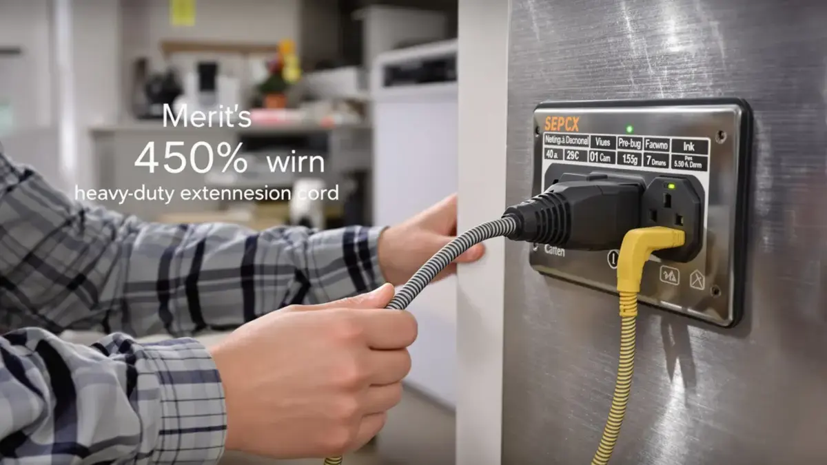 Voordat je een krachtig apparaat aansluit, voorkomt dit detail op een verlengsnoer veel problemen