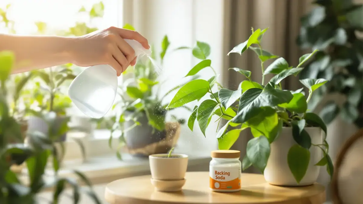 In sommige gevallen kan natriumbicarbonaat gunstig zijn voor kamerplanten