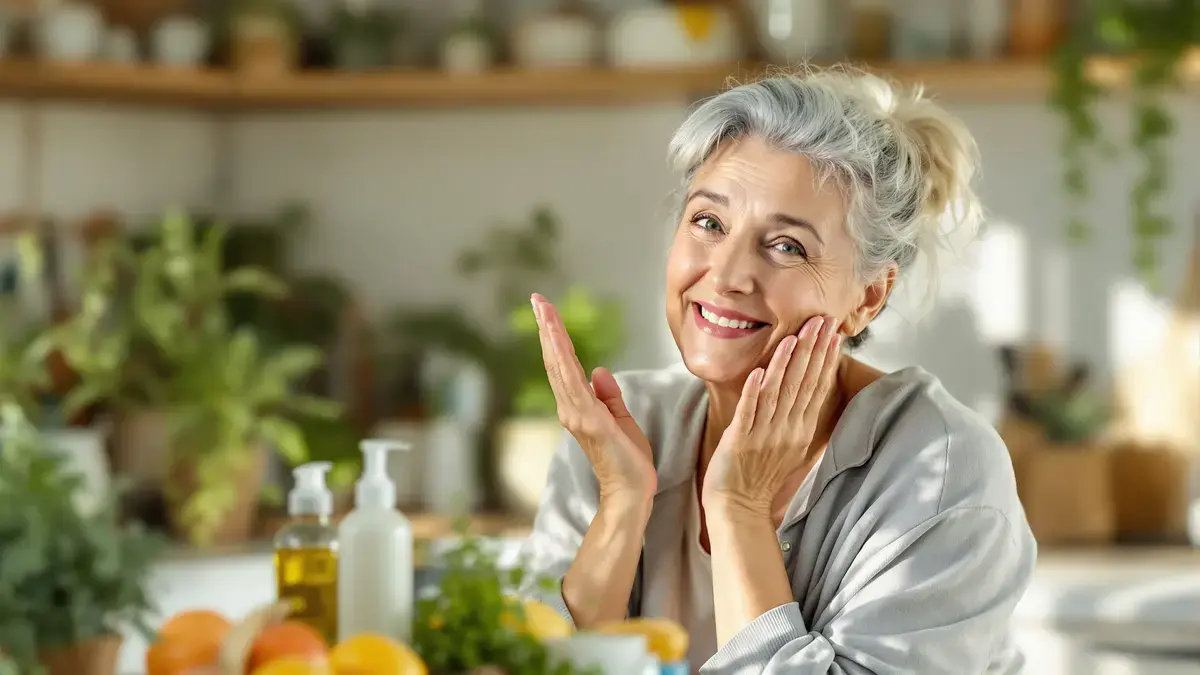 Na je 60e helpt dit natuurlijke alternatief voor crèmes de huid stevig te houden