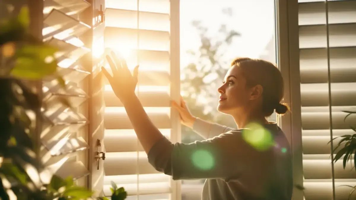 Het openen van de luiken op precies dat moment verandert de energie van de dag