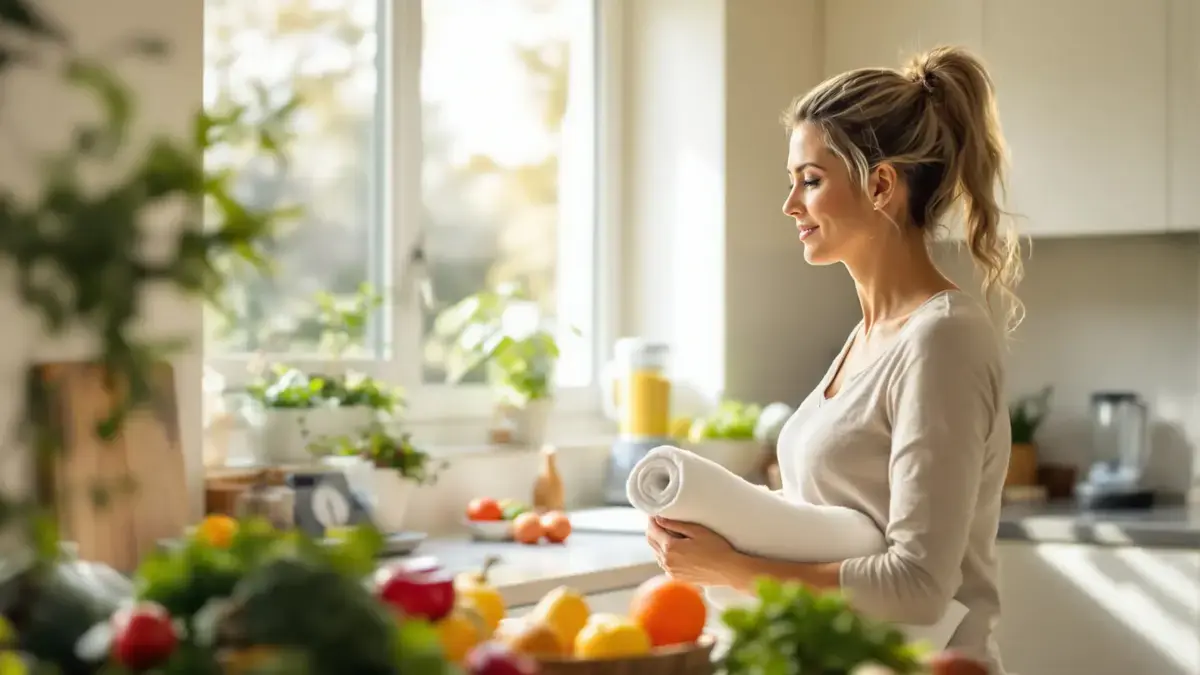Maakt een opgerolde handdoek je echt slanker na je veertigste? Wat specialisten zeggen zonder mirakelbeloften