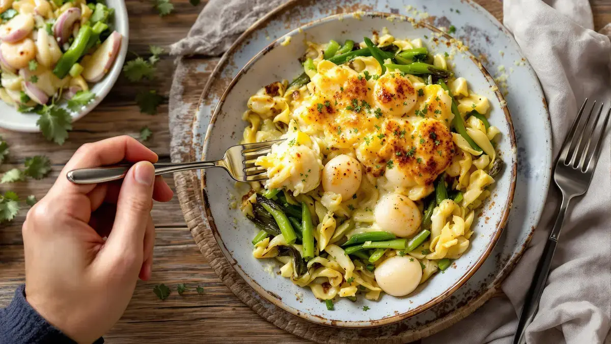 Deze preigratin met Sint-Jakobsschelpen verbluft iedereen (en hij is supersimpel)