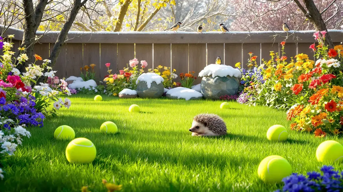 Tennisballen in de tuin: dit kleine gebaar kan vogels en egels in de winter beschermen