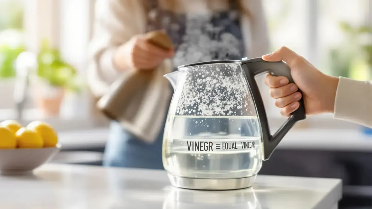 Deze tip verwijdert kalkaanslag uit een waterkoker zonder agressieve middelen