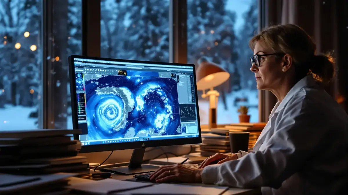 Een vroege en zeldzame verandering van de poolwervel baart klimaatwetenschappers zorgen voor de komende winter