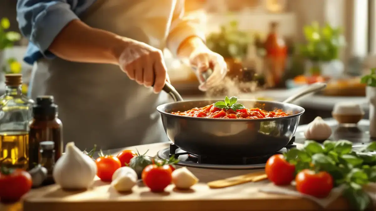 Vier ingrediënten zijn genoeg om een restaurantwaardige pastasaus te maken