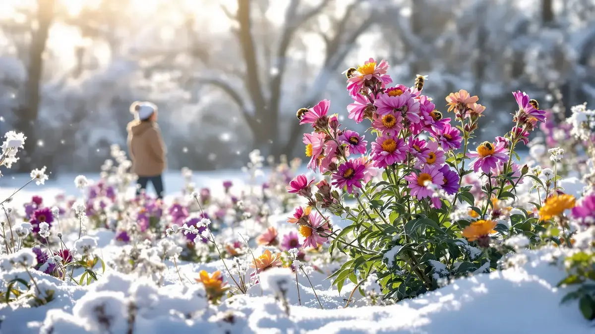 Deze weinig bekende vaste plant bloeit midden in de winter en voedt de bijen al vanaf februari
