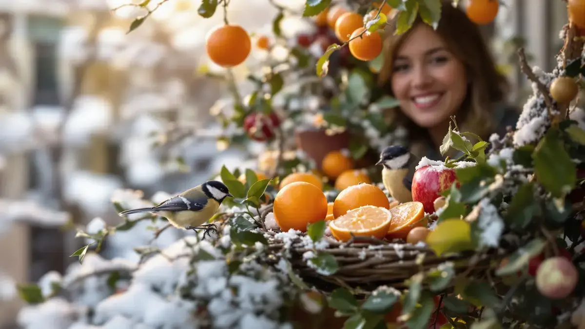 In de winter verandert deze alledaagse vrucht een balkon in een echt toevluchtsoord voor mezen — als hij op de juiste plek wordt geplaatst