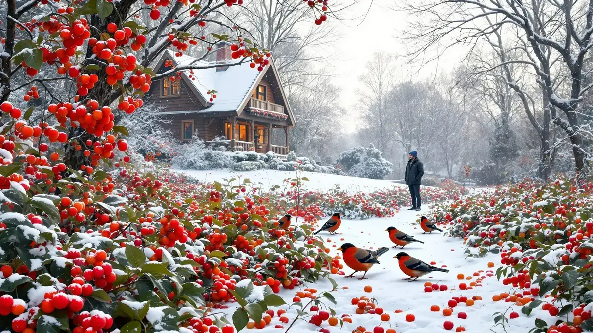 Dit winterfruit trekt volgens ornithologen langdurig rode merels aan in tuinen