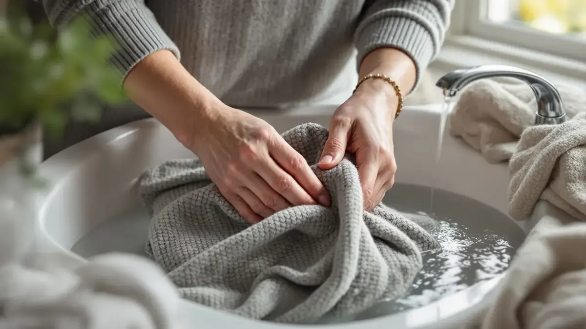 Een wollen trui wassen zonder stress of vervilting, zelfs als je het juiste wasprogramma niet hebt