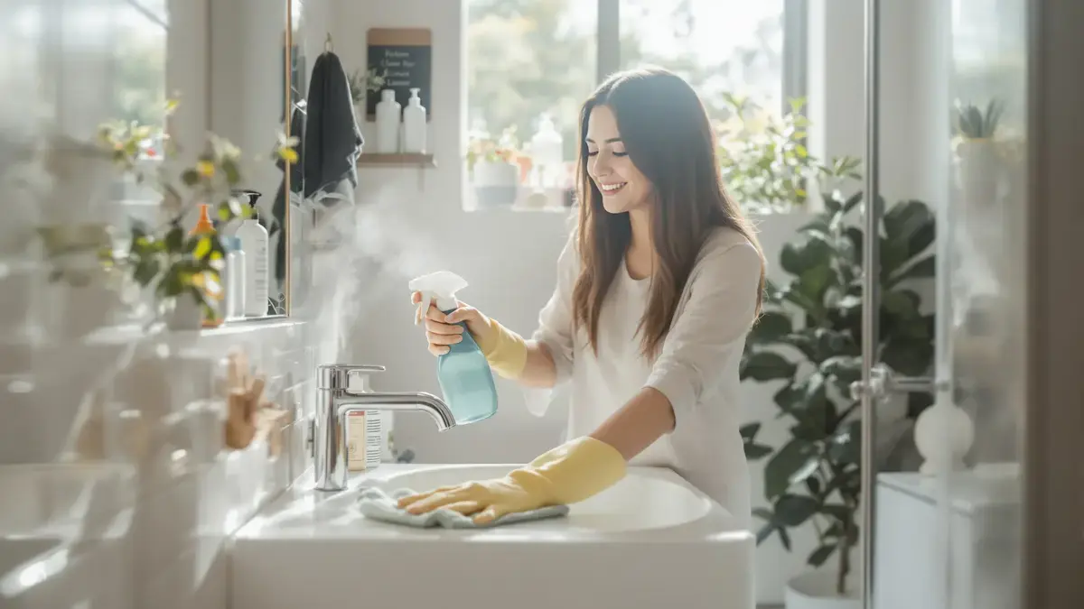 Met deze zondagroutine blijft de badkamer de hele week schoon