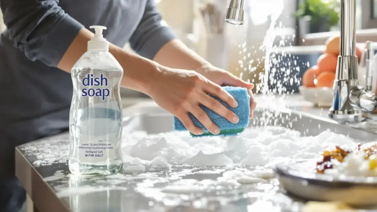 Zout in afwasmiddel: waarom deze verrassende tip een veelvoorkomend probleem in de keuken oplost