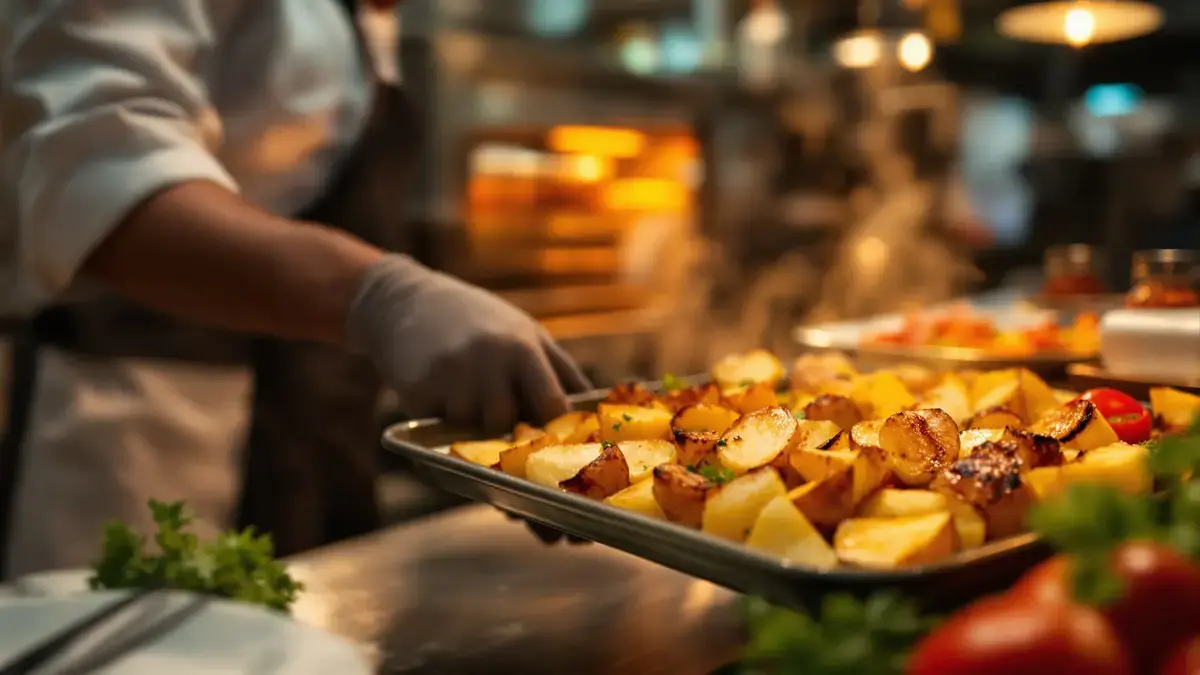 Het discrete geheim dat verklaart waarom aardappels uit de oven in restaurants beter smaken