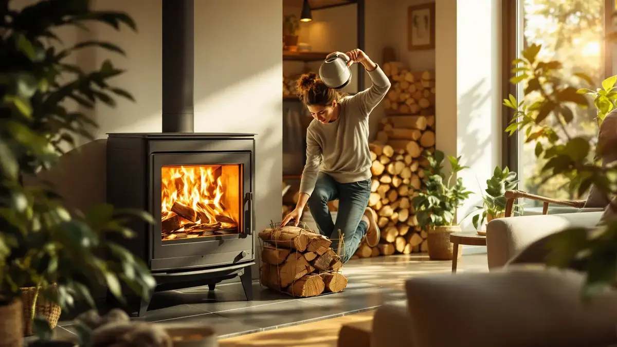 Brandhout: wat het tot in de kern drogen echt voor uw kachel verandert