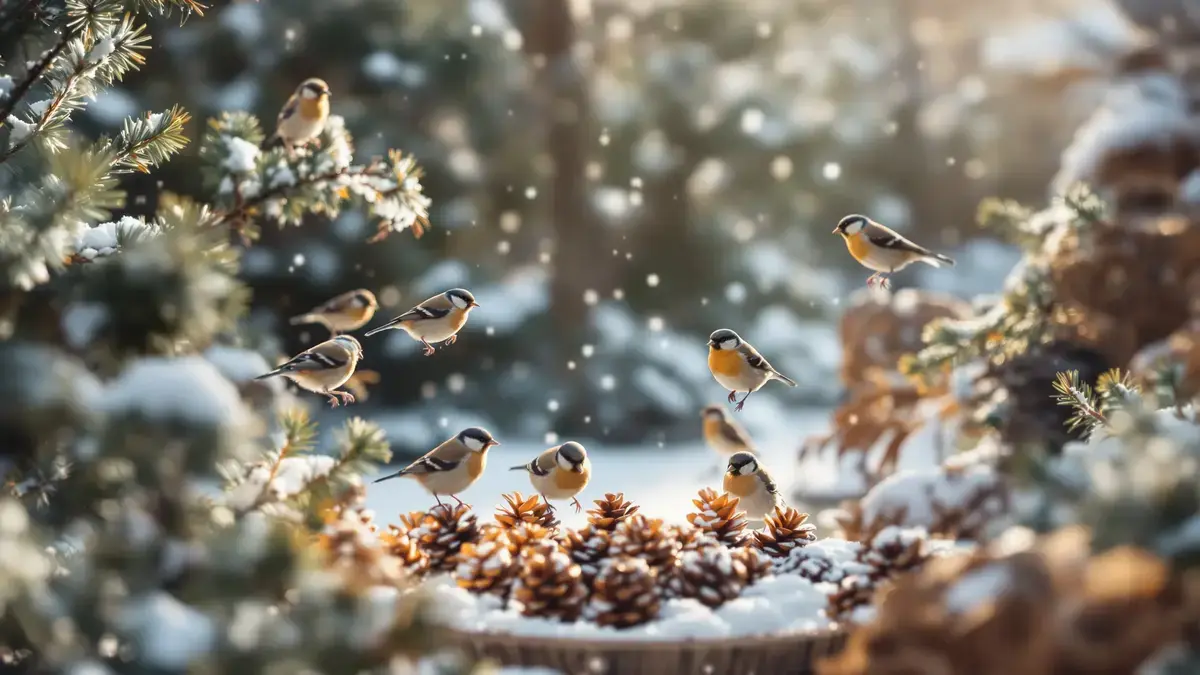 Een eenvoudige tip met dennenappels kan het verschil maken om vogels te helpen de kou te overleven