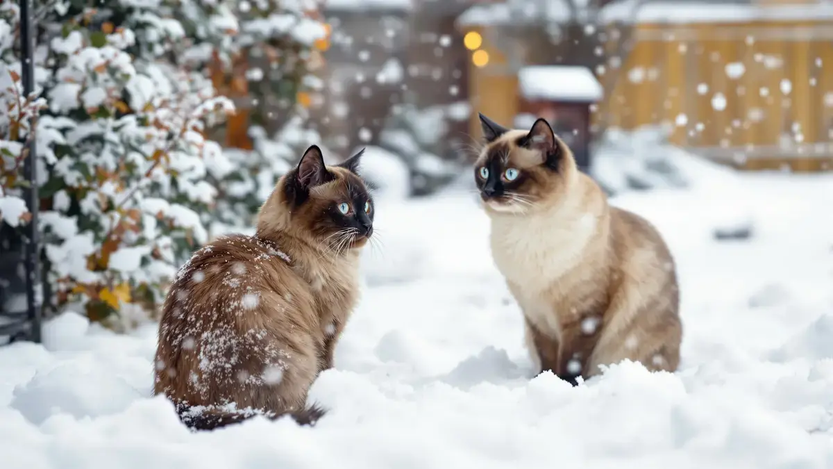 Dierenartsen waarschuwen dat het naar buiten laten van je kat bij lage temperaturen vanaf een bepaalde grens een reëel risico vormt