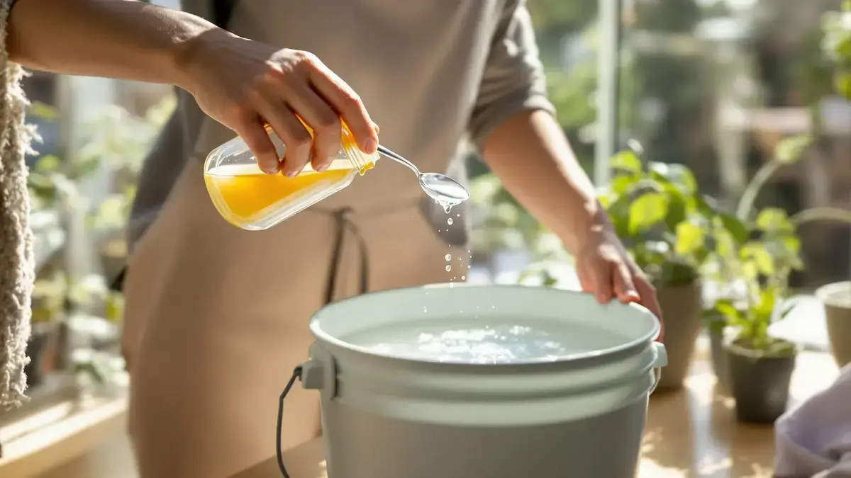 Een enkele lepel toegevoegd aan het schoonmaakwater is voldoende om de ramen maandenlang schoon te houden