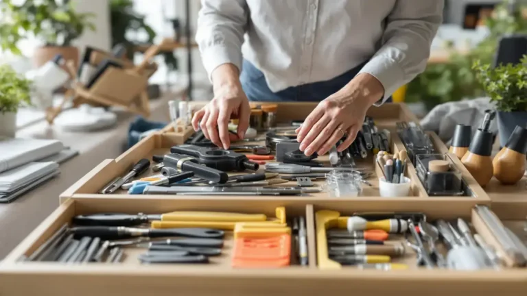 Een eenvoudig ladensysteem bespaart meer tijd dan je zou denken