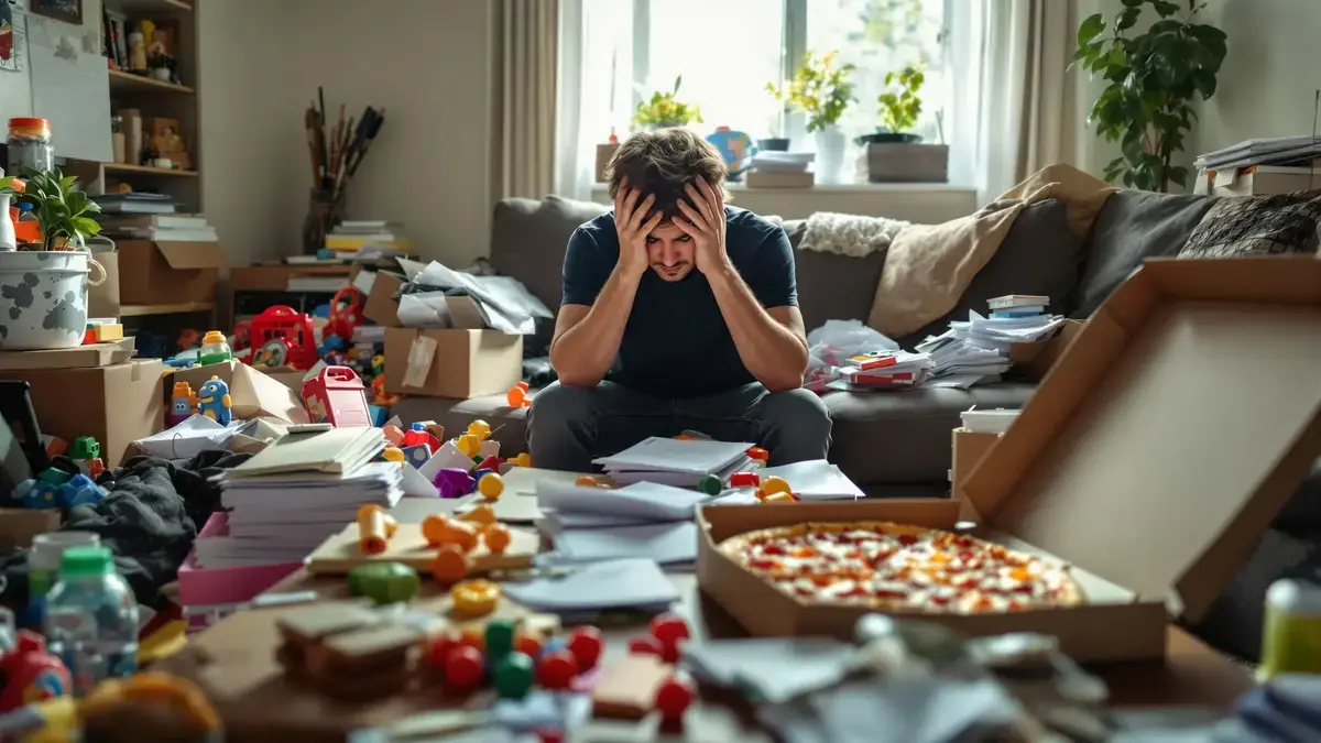 Huishoudelijke chaos put de geest sluipend uit, volgens klinische observaties