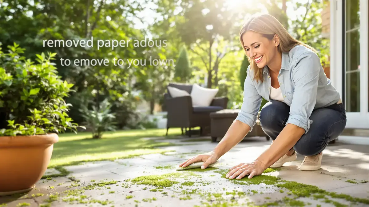 Dit huishoudpoeder verwijdert mos zonder de grond of het milieu te schaden.