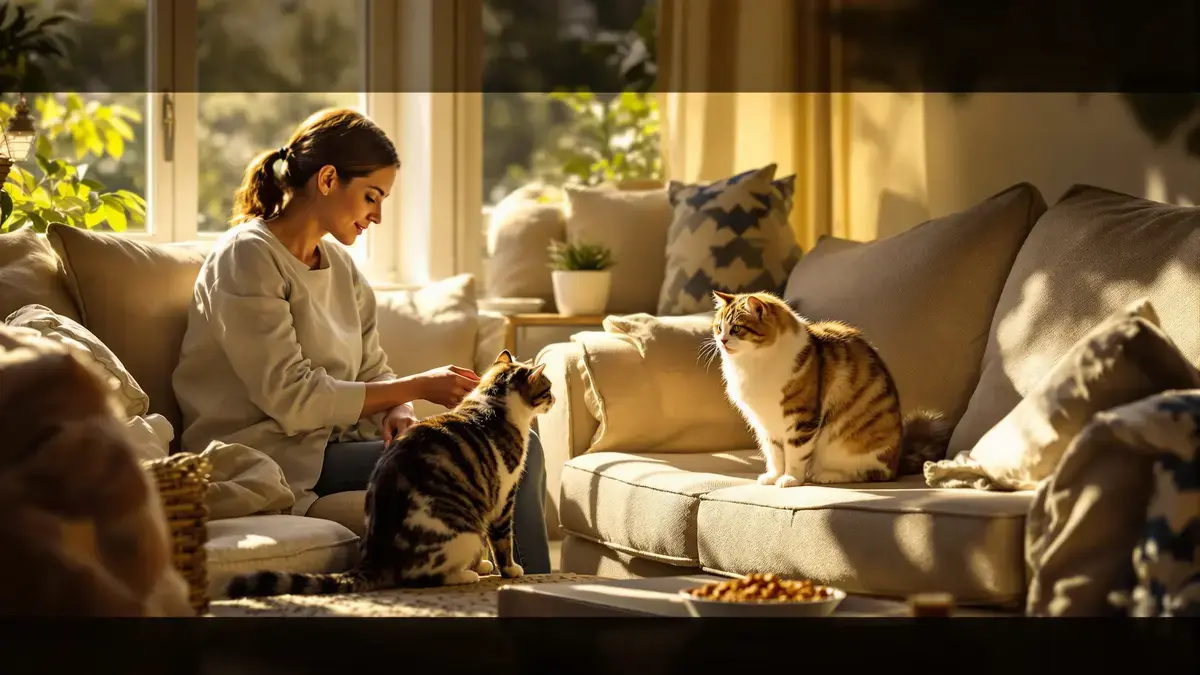 De kat kiest zijn favoriete persoon niet willekeurig, maar op basis van welbepaalde criteria