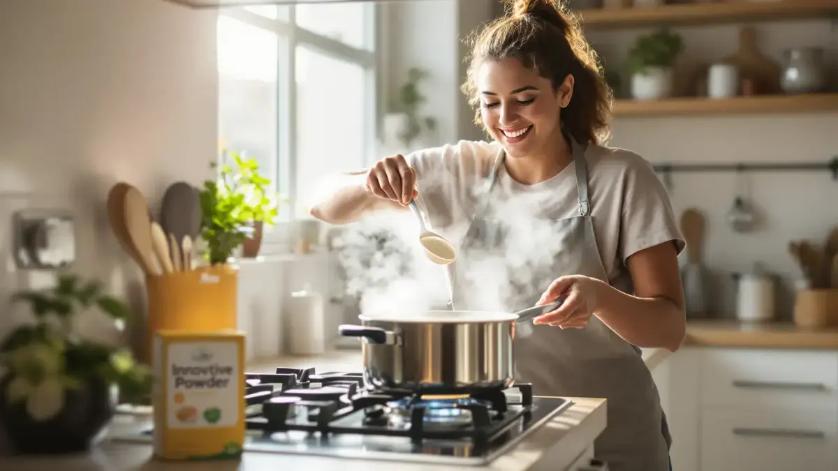 Dit keukenpoeder van minder dan een euro verwijdert schuim zonder azijn